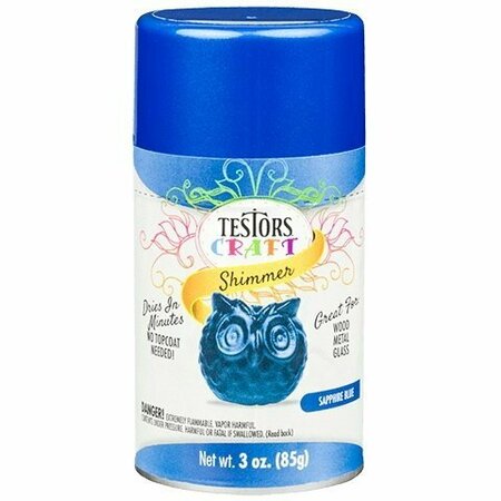 TESTORS SAPPHIRE BLUE SHIMMER 3 OZ SPRAY 304362